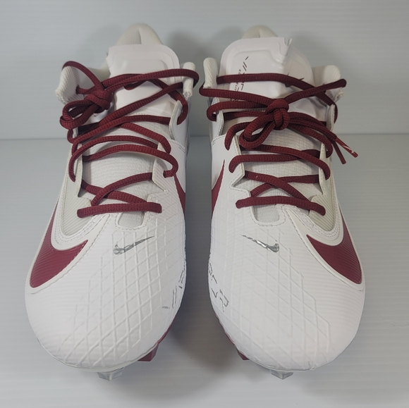NIKE VAPOR EDGE ELITE 360 2 TB CRIMSON RED Football Cleats D5713-105 Mens Sz 13 main image 8